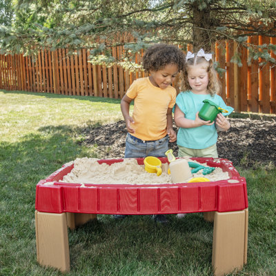 Step2 Naturally Playful Kids Outdoor Sand Table with Cover