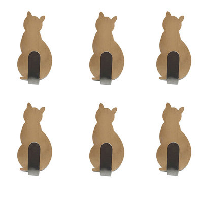 Supportz des crochets mignons pour animaux de compagnie, sans crochets perforés avec crochets adhésifs pour la décoration intérieure