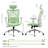 Ashendon Ergonomic Mesh Office Chair with Adjustable Lumbar Support and Padded Armrests for 300lbs-1112515606