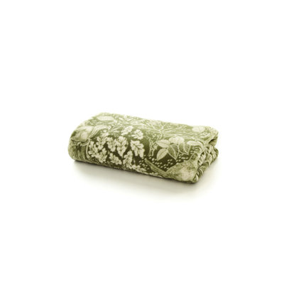 Deyongs 1846 Winter Forest Check Fleece Throw