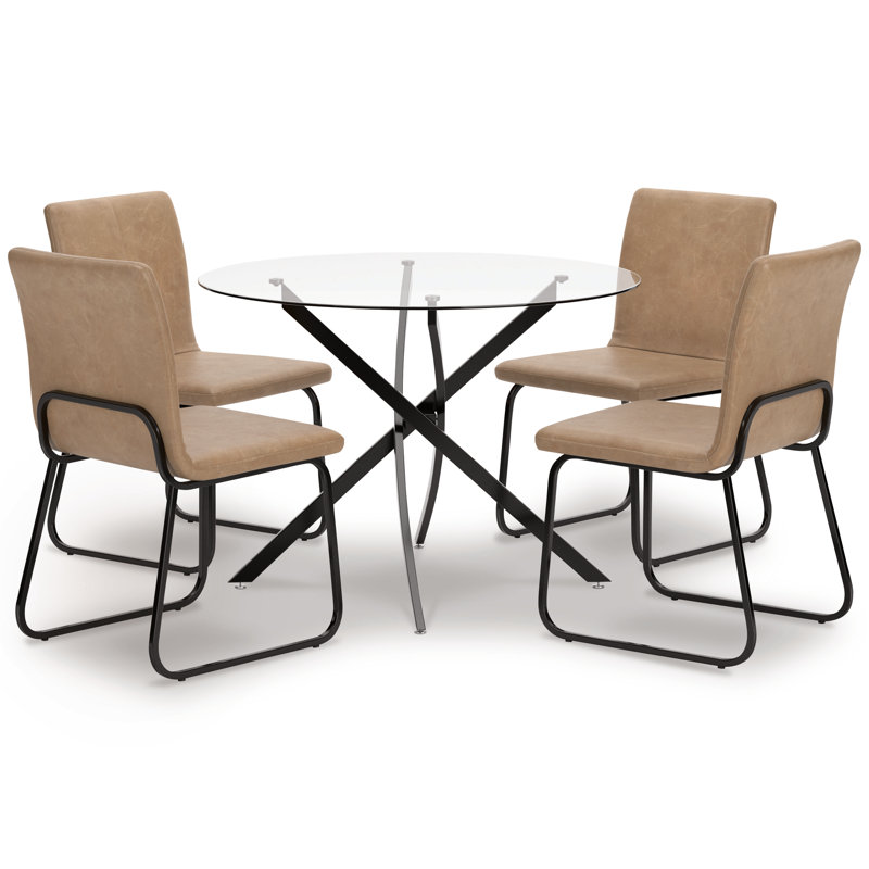 Table de salle à manger Pharwynn et 4 chaises