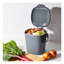 2.8 Gallons Plastic Manual Lift Trash Can