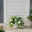 Outdoor UV Hydrangeas Arranged in Fiberstone Pot-1434378207