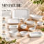 Bol miniature en porcelaine de qualité supérieure en forme d'étoile, 95 ml