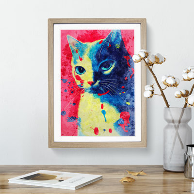 Catt Paint Splash No.3 - Wall Art