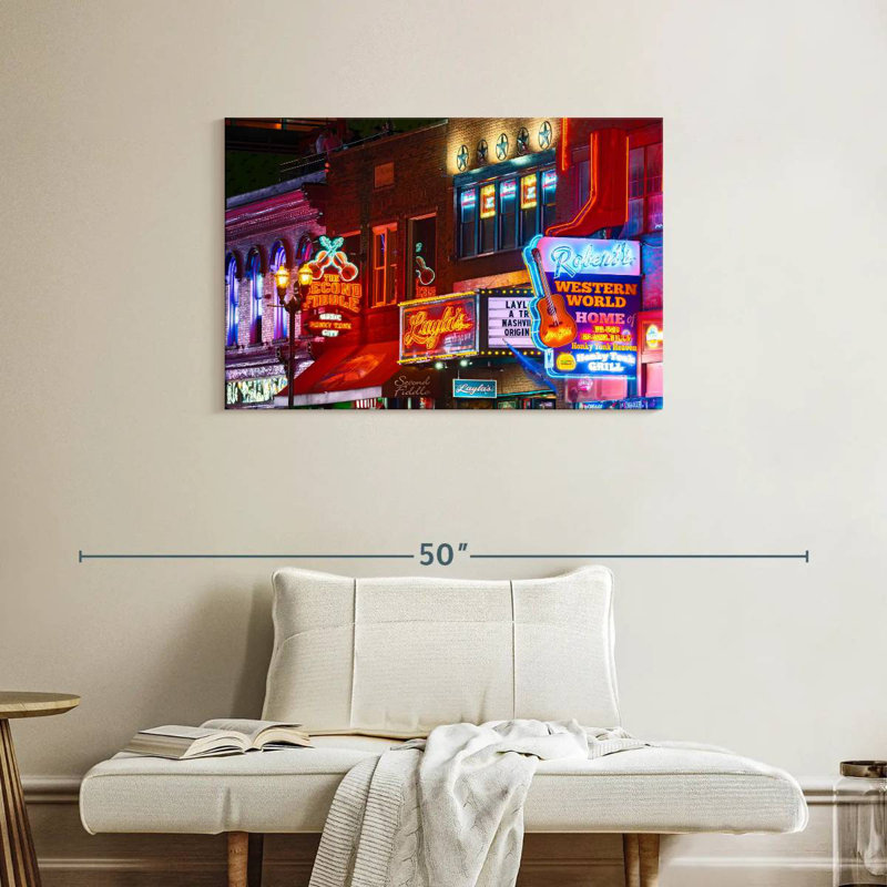 Sirci Nashville Neon Nights, H 24 po x l 36 po