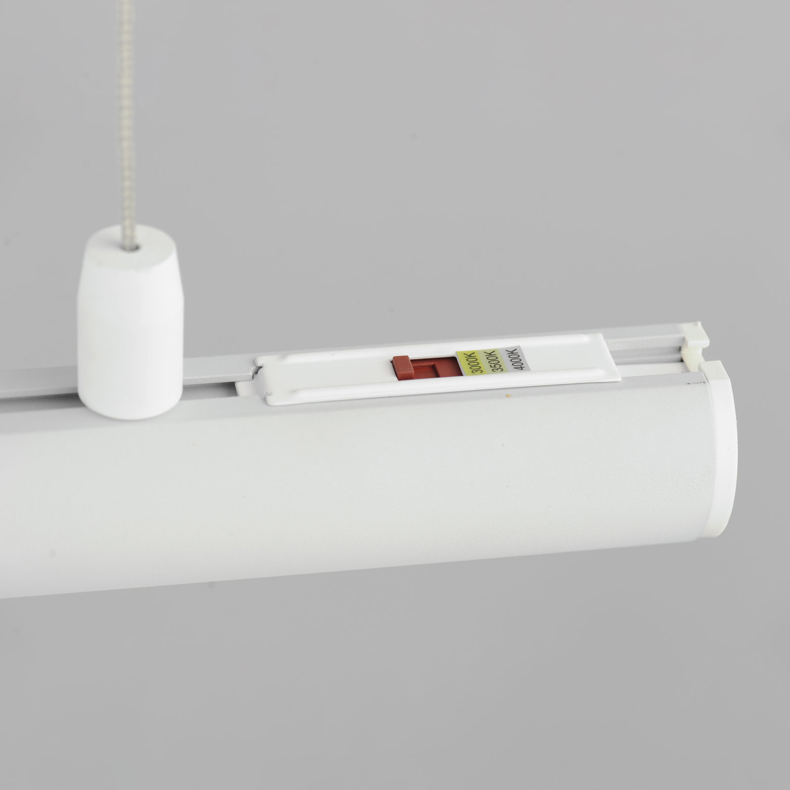 Collie Single Light LED Pendant, White