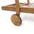 Ivo Outdoor Acacia Wood Chaise Lounge with Table