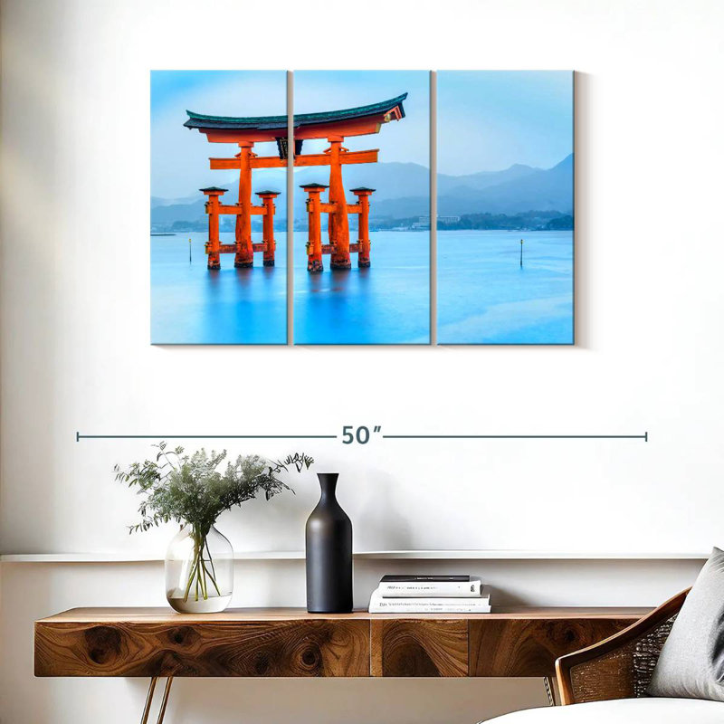 Lilie Miyajima Torii Gate, 24" H x 38" W