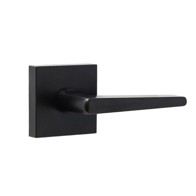 Poignée de porte avec rosette Philtower, Noir