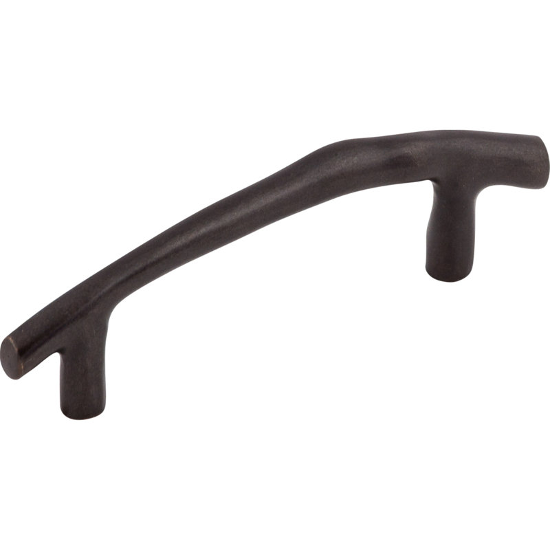 Aspen Twig Appliance pull, 3 1/2" Center to Center, Medium Bronze