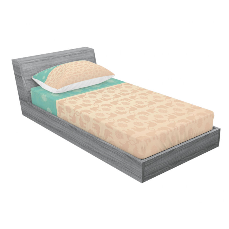 Microfiber Sheet Set, Twin Sheet Set with Fitted Sheet