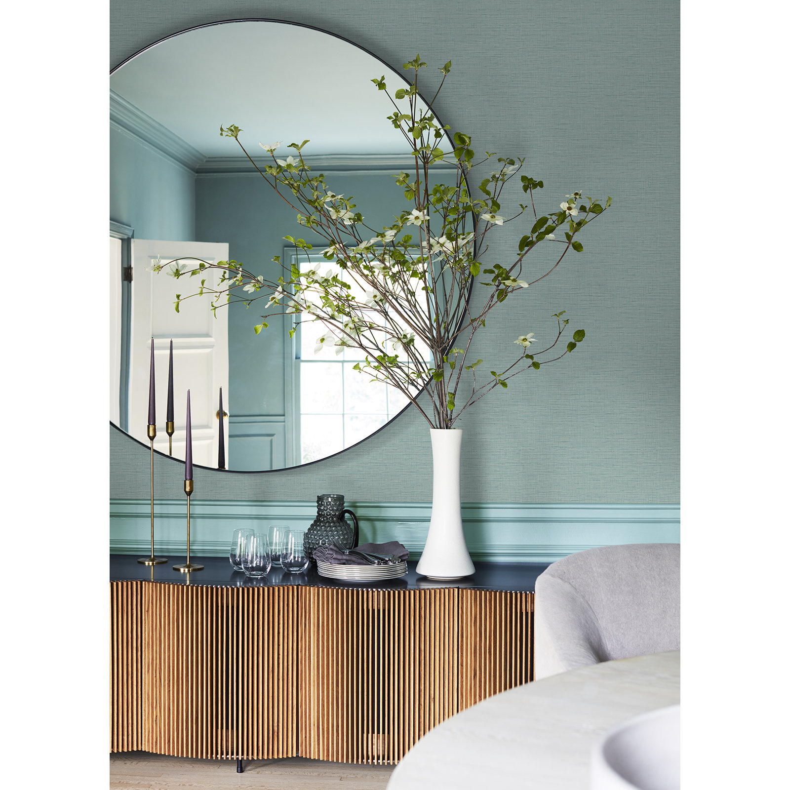 Pendry Wallpaper, Light Blue
