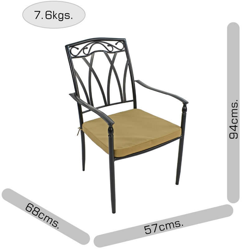 PROVENCE Mosaic Dining Table with 4 ASCOT Chairs Garden Set