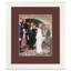 Cadre pour photo simple 18 po x 36 po en bois mat brun-70896658