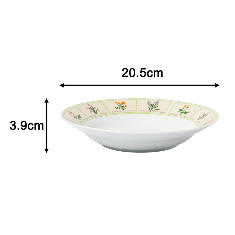 Waterside 24pc British Wild Flowers Porcelain Dinner Set