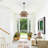 5-Light Hand-Woven Hemp Rope Chandelier-457103799