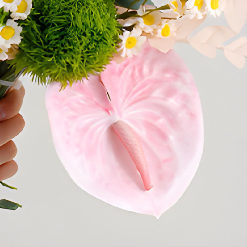 Ornements de fleurs simulées
