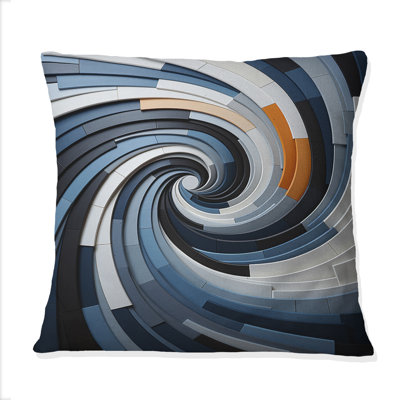 Coussin Geometric Spiral II - Abstract Spirals