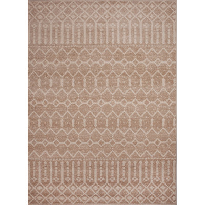 Brun clair sud-ouest tapis décoratif Fia