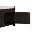 Banc de rangement avec 3 portes en forme de volet, banc à chaussures avec coussin amovible et espace de rangement caché-1606154378