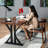 Dark walnut Rectangular Solid Wood desks-1952724601