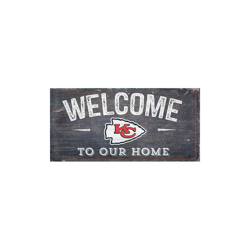 Décoration murale welcome NFL, Chiefs de Kansas City