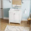Meuble-lavabo de salle de bain 30 po avec lavabo et comptoir en marbre-1290323204