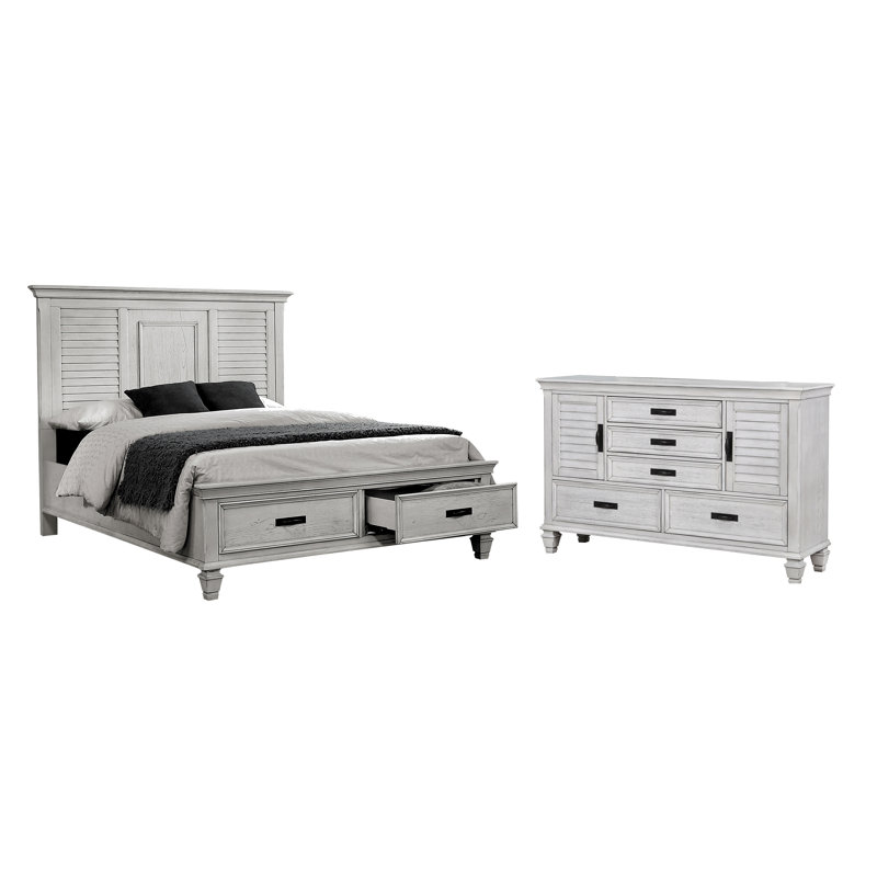 Ensemble de chambre à coucher avec commode 2 pièces Staats, Grand