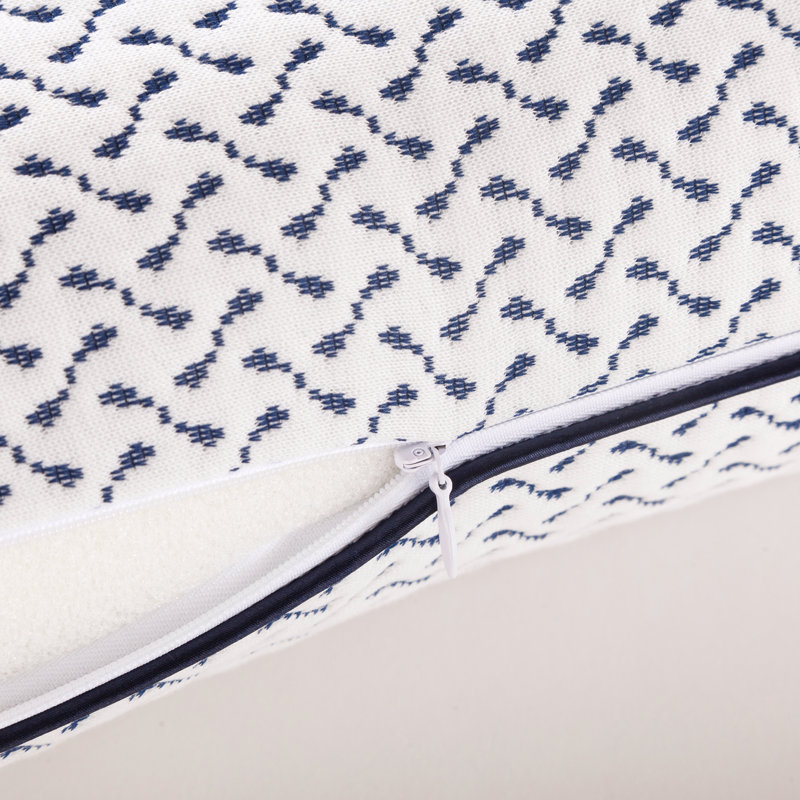 Standard White Gel Memory Foam Pillow with Soft Cover