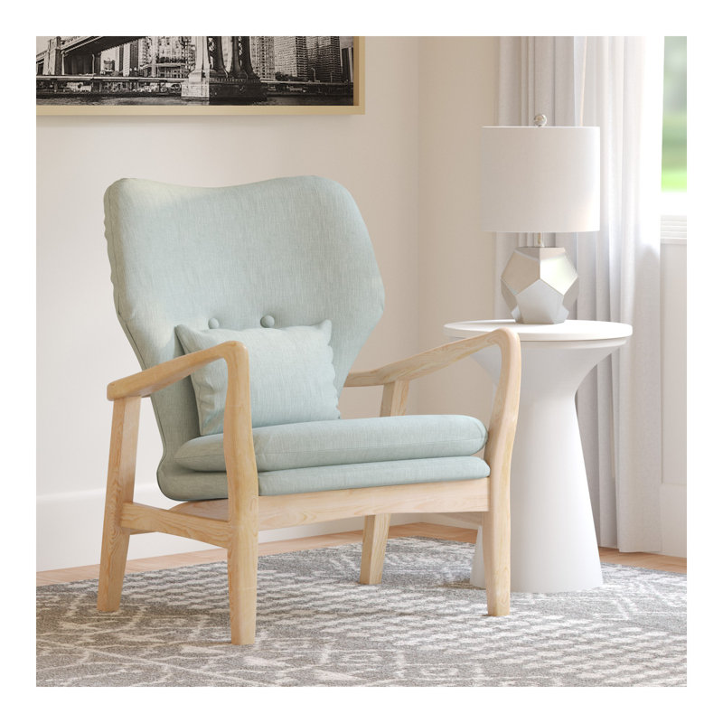 Fauteuil capitonné l 28 po Mondal