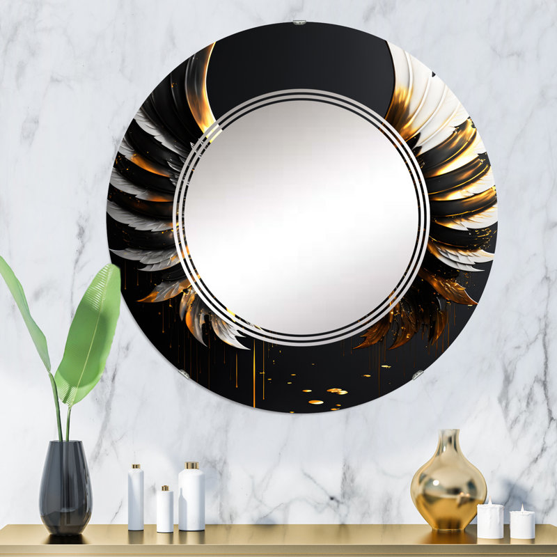 Miroir mural Raelea, 32 po x 32 po