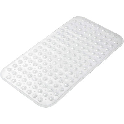 Bath Tub Mat, Medium Size 27.6 x 15 Inches Non-Slip Shower Mats with Suction Cups and Drain Holes