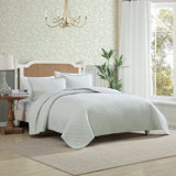Ensemble de courtepointe réversible en coton Toile Delight Laura Ashley Oxford