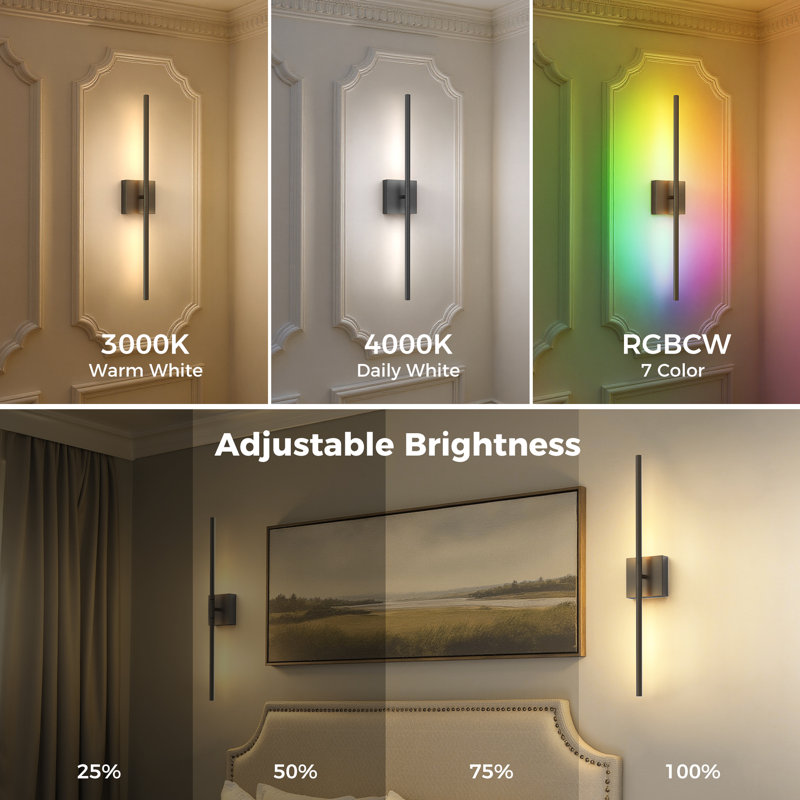 Wall Sconce, Matte Black