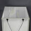 Table de chevet 1 pièce Glam Silver Finish