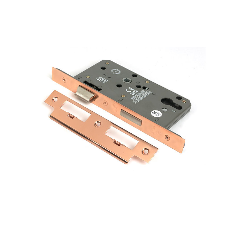 Euro Din Sash Lock, Polished Bronze