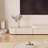 Cream style TV cabinet end table combination