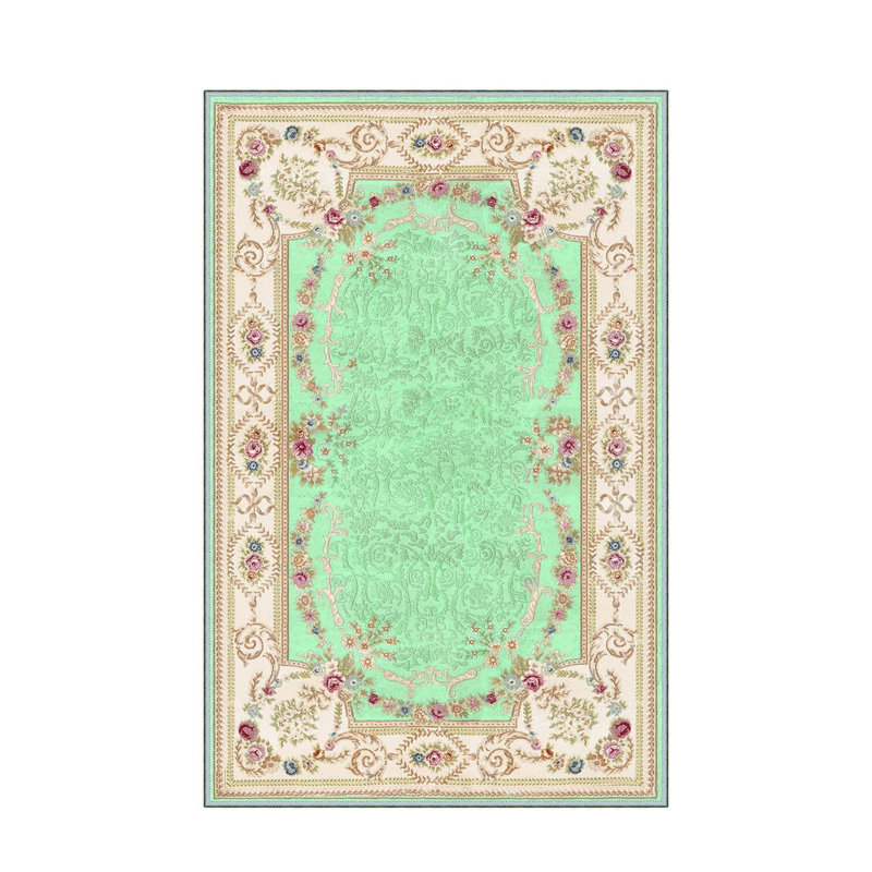 Stylish Woven Carpet, 5.2 x 7.5 Feet | 100% Polyester, 0.3 in Pile Height, Antibacterial, Non-Slip PVC Dot Underside | Machine Washable, 3D Digital Print | Perfect for Living Room, Bedroom & Home Décor