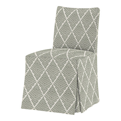 Lia 19'' H Upholstered Maple Parsons Chair