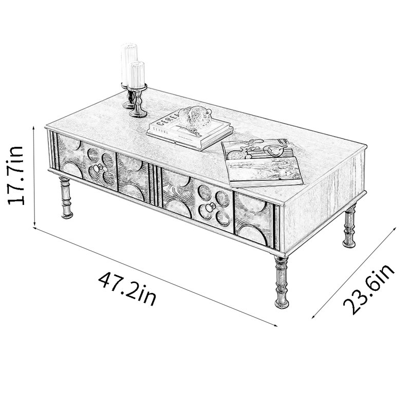 Table basse antique