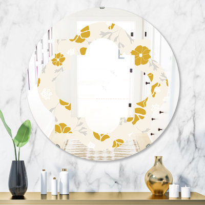 Miroir mural sans cadre Quatrefoil