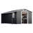 AMERLIFE Outdoor Storage Shed, Metal Shed with Sliding Doors Two 4-Pane Windows, Open Outdoor Shed for Wood Storage-109468818
