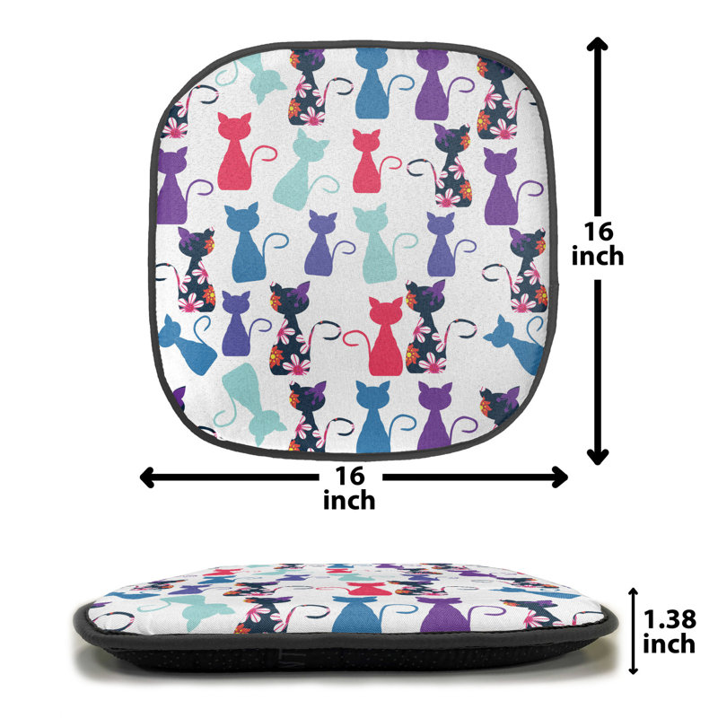 Outdoor 1.38'' Dining Chair Seat Cushion