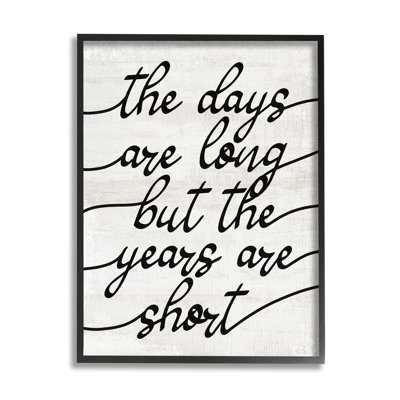 " Years Are Short Phrase " by Lil' Rue