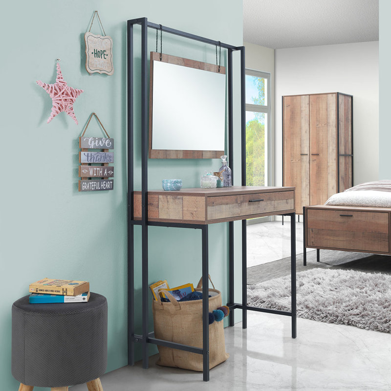 Juno Dressing Table with Mirror