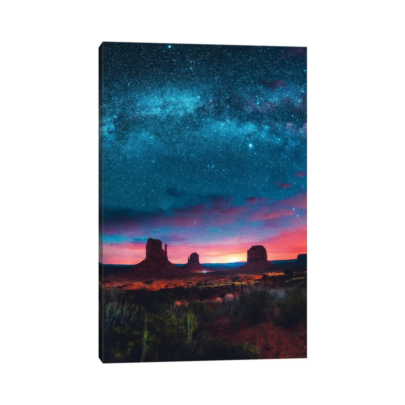Galactic Canopy - Wrapped Canvas Print, 20.32 cm H x 30.48 cm W