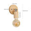 Kangana Manufactured Wood Armed Sconce