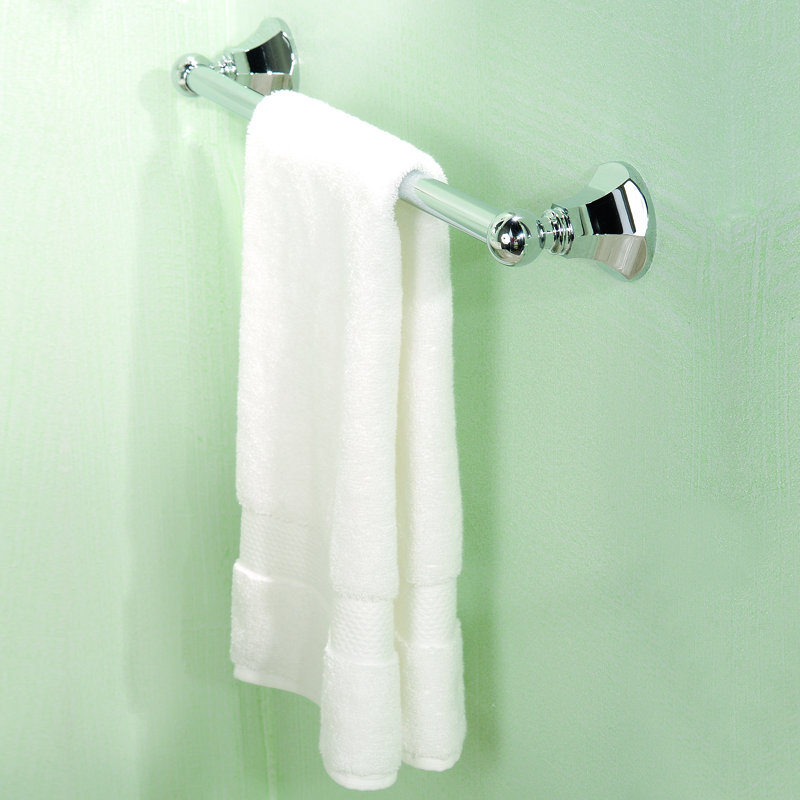 Empire 32" Towel Bar, 2.7" H x 18" W x 3.3" D, Polished Chrome