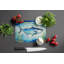Bluefin Tuna Glass Cutting Board Large